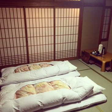 Futons in our Room at Kaneyoshi